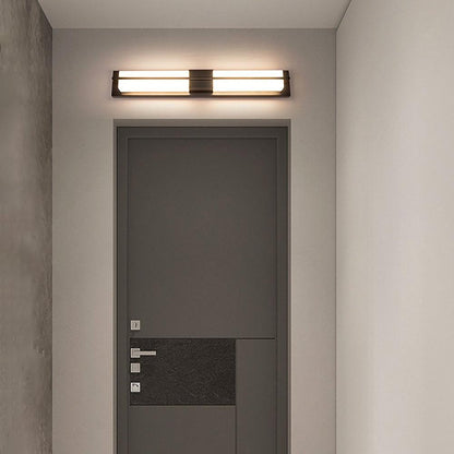 Royelux Modern Alabaster Brass Wall Sconce - Elegant Rectangular LED Lighting for Home-Royale Basic