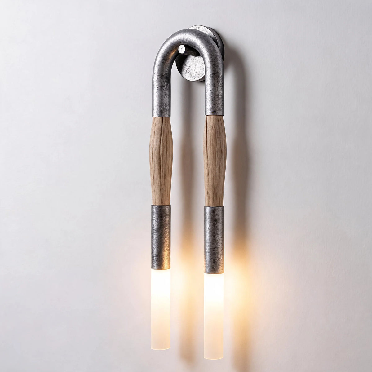 Royelux Modern Double Head LED Wall Sconce Adjustable Metal Light Fixture - Royale Basic