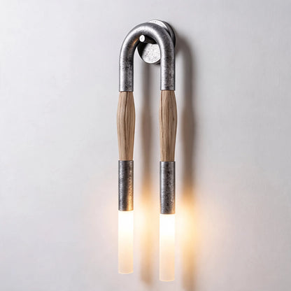 Royelux Modern Double Head LED Wall Sconce Adjustable Metal Light Fixture - Royale Basic