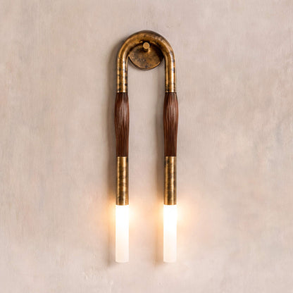 Royelux Modern Double Head LED Wall Sconce Adjustable Metal Light Fixture - Royale Basic