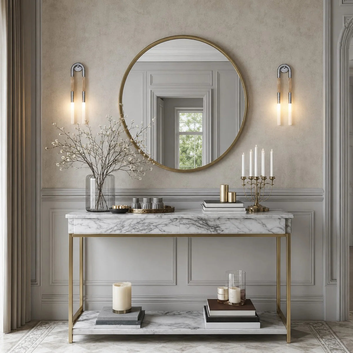 Royelux Modern Double Head LED Wall Sconce Adjustable Metal Light Fixture - Royale Basic