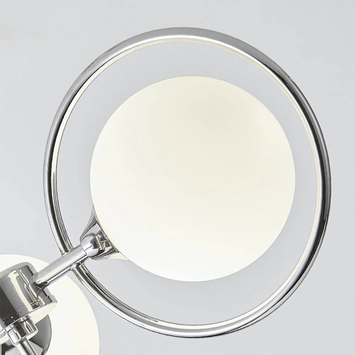 Royelux Modern Glass Globe Chandelier 3 Head Ceiling Light Fixture - Royale Basic
