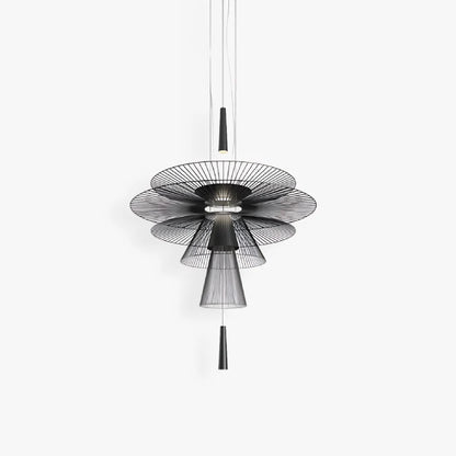 Royelux Modern Iron Wireframe Chandelier Pendant Light GU10 Spotlight - Royale Basic