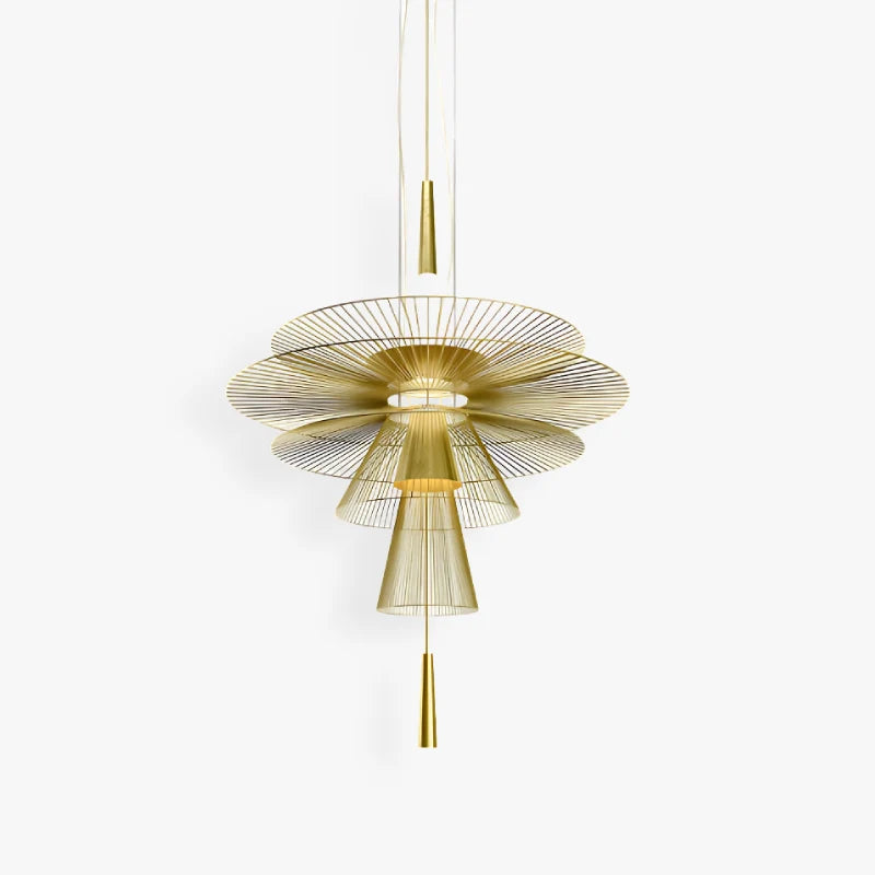 Royelux Modern Iron Wireframe Chandelier Pendant Light GU10 Spotlight - Royale Basic
