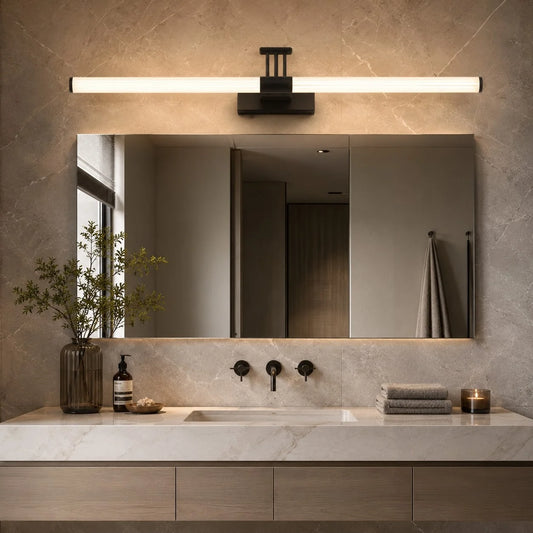 Royelux Modern LED Bathroom Vanity Light Adjustable Wall Mounted Mirror Fixture - Royale Basic