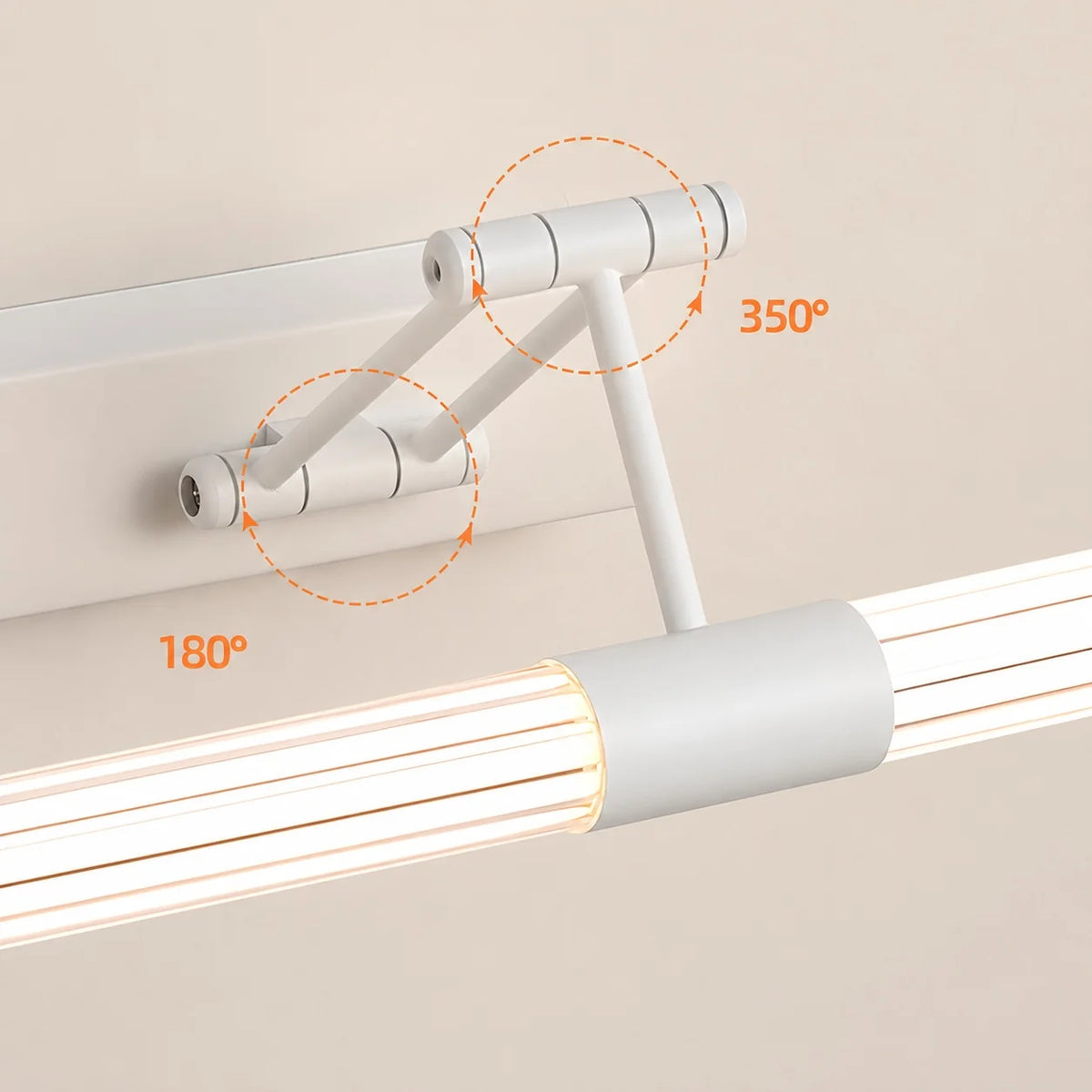 Royelux Modern LED Bathroom Vanity Light Adjustable Wall Mounted Mirror Fixture - Royale Basic