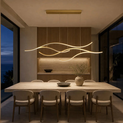 Royelux Modern LED Dimmable Pendant Light Adjustable Hanging Fixture - Royale Basic