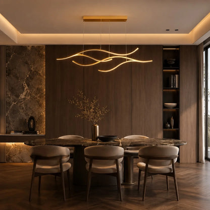 Royelux Modern LED Dimmable Pendant Light Adjustable Hanging Fixture - Royale Basic