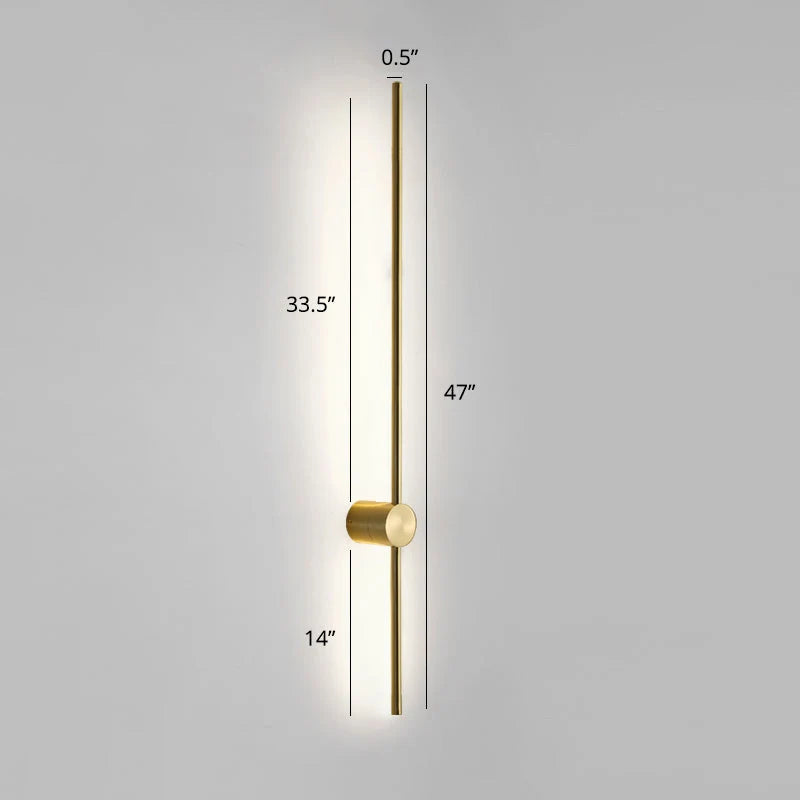 Royelux Modern LED Swivel Wall Sconce Minimalist Metal Bedside Light Fixture - Royale Basic
