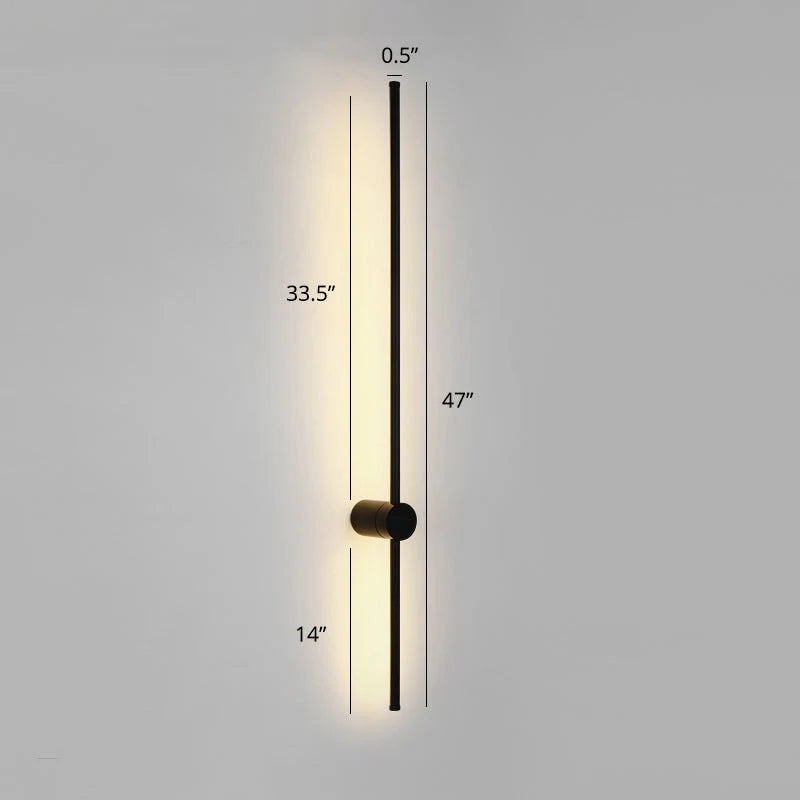 Royelux Modern LED Swivel Wall Sconce Minimalist Metal Bedside Light Fixture - Royale Basic
