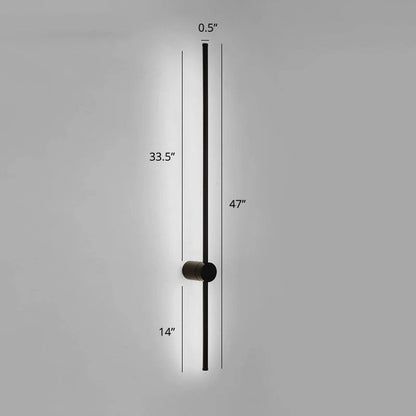 Royelux Modern LED Swivel Wall Sconce Minimalist Metal Bedside Light Fixture - Royale Basic