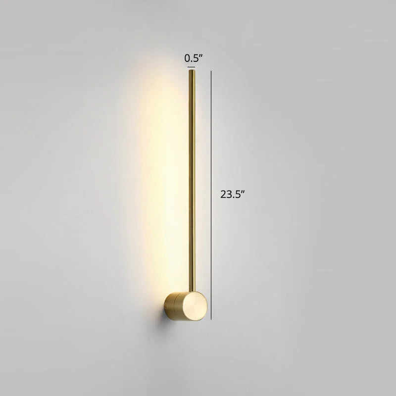 Royelux Modern LED Swivel Wall Sconce Minimalist Metal Bedside Light Fixture - Royale Basic