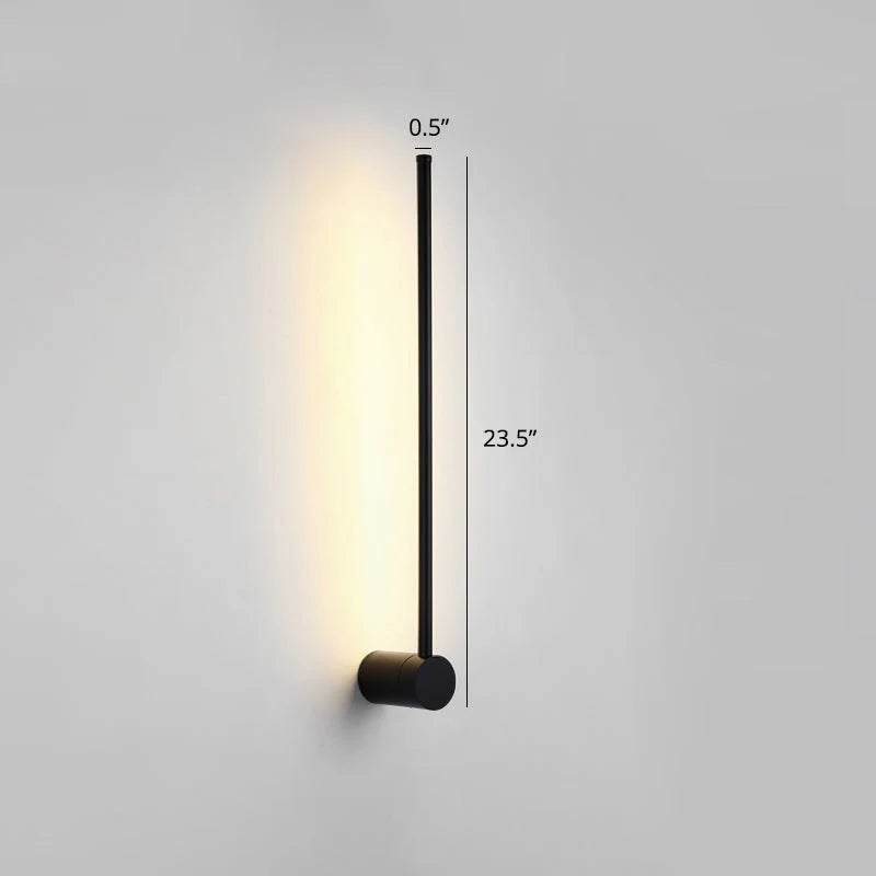 Royelux Modern LED Swivel Wall Sconce Minimalist Metal Bedside Light Fixture - Royale Basic