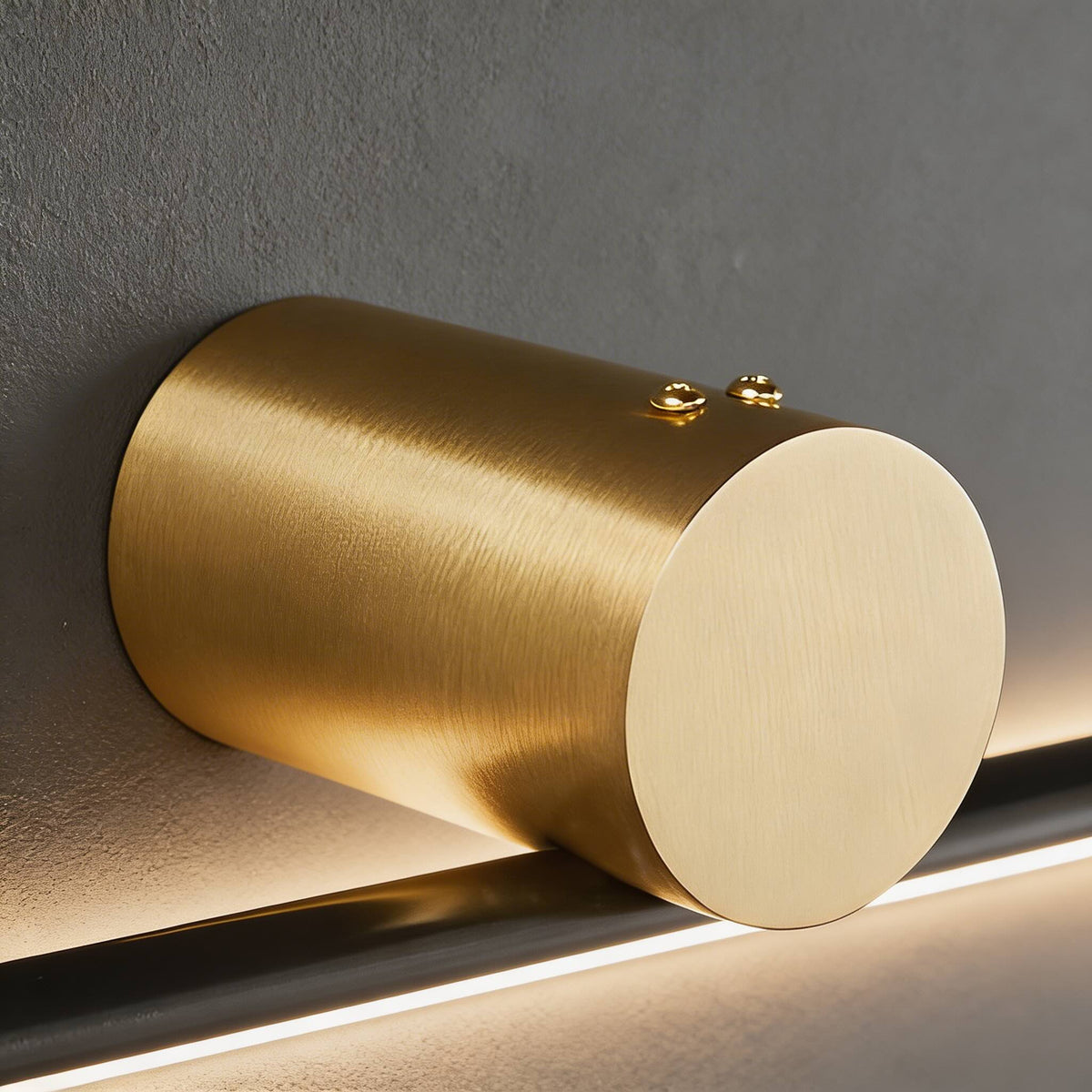 Royelux Modern Linear Dimmable LED Bathroom Vanity Light Bar Copper Wall Mounted Fixture - Royale Basic