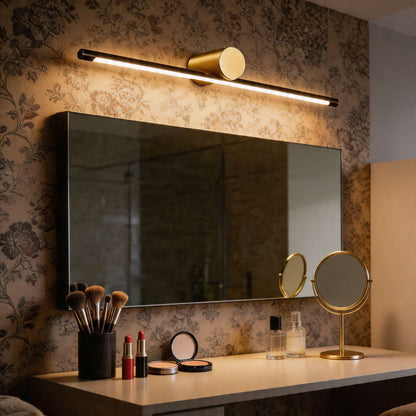 Royelux Modern Linear Dimmable LED Bathroom Vanity Light Bar Copper Wall Mounted Fixture - Royale Basic
