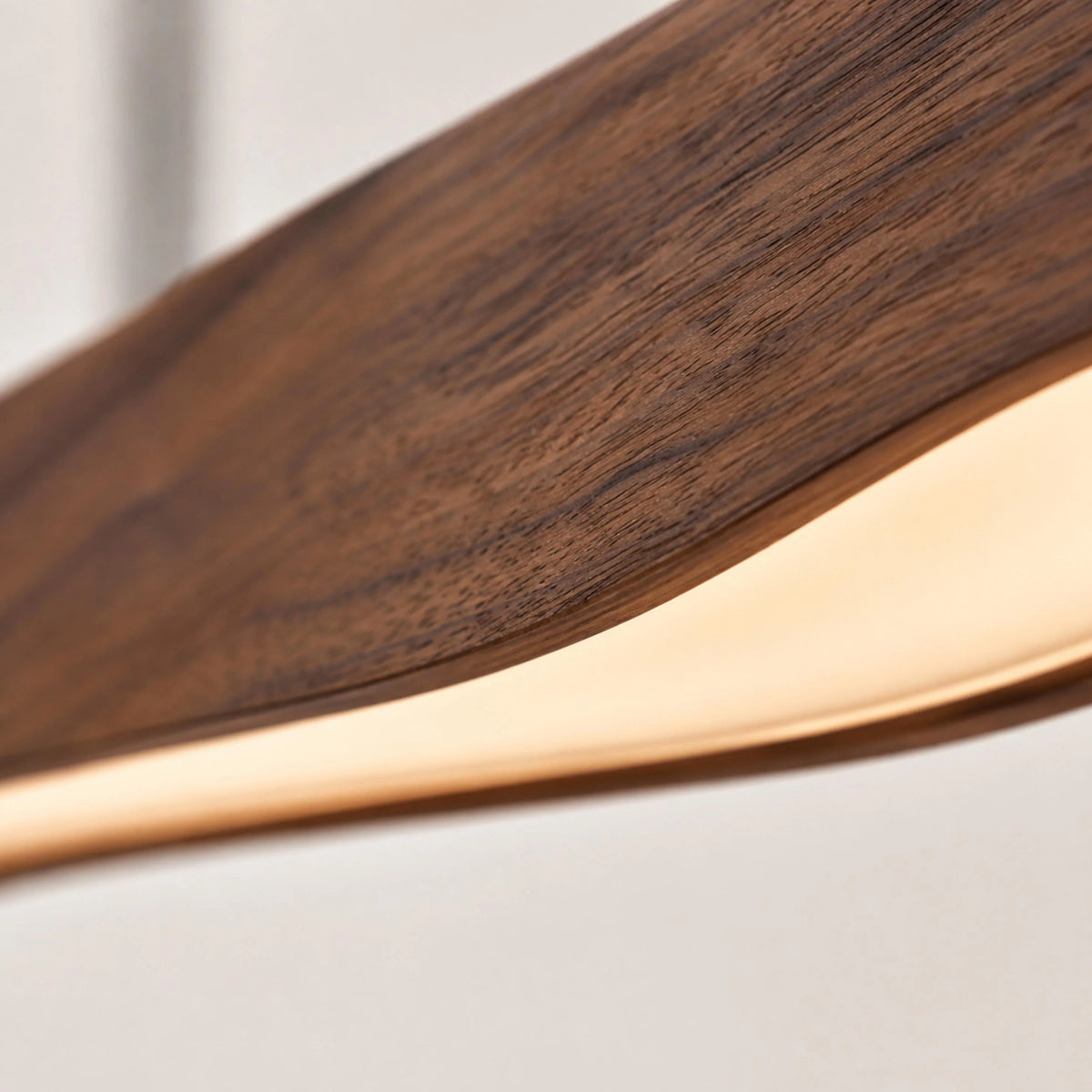 Royelux Modern Linear Wooden LED Pendant Light For Kitchen Island - Royale Basic