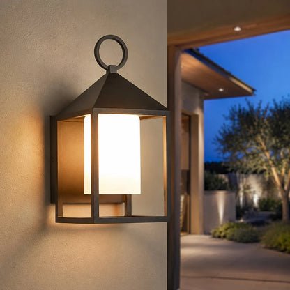 Royelux Modern Outdoor Wall Sconce Waterproof LED Porch Light Fixture - Royale Basic