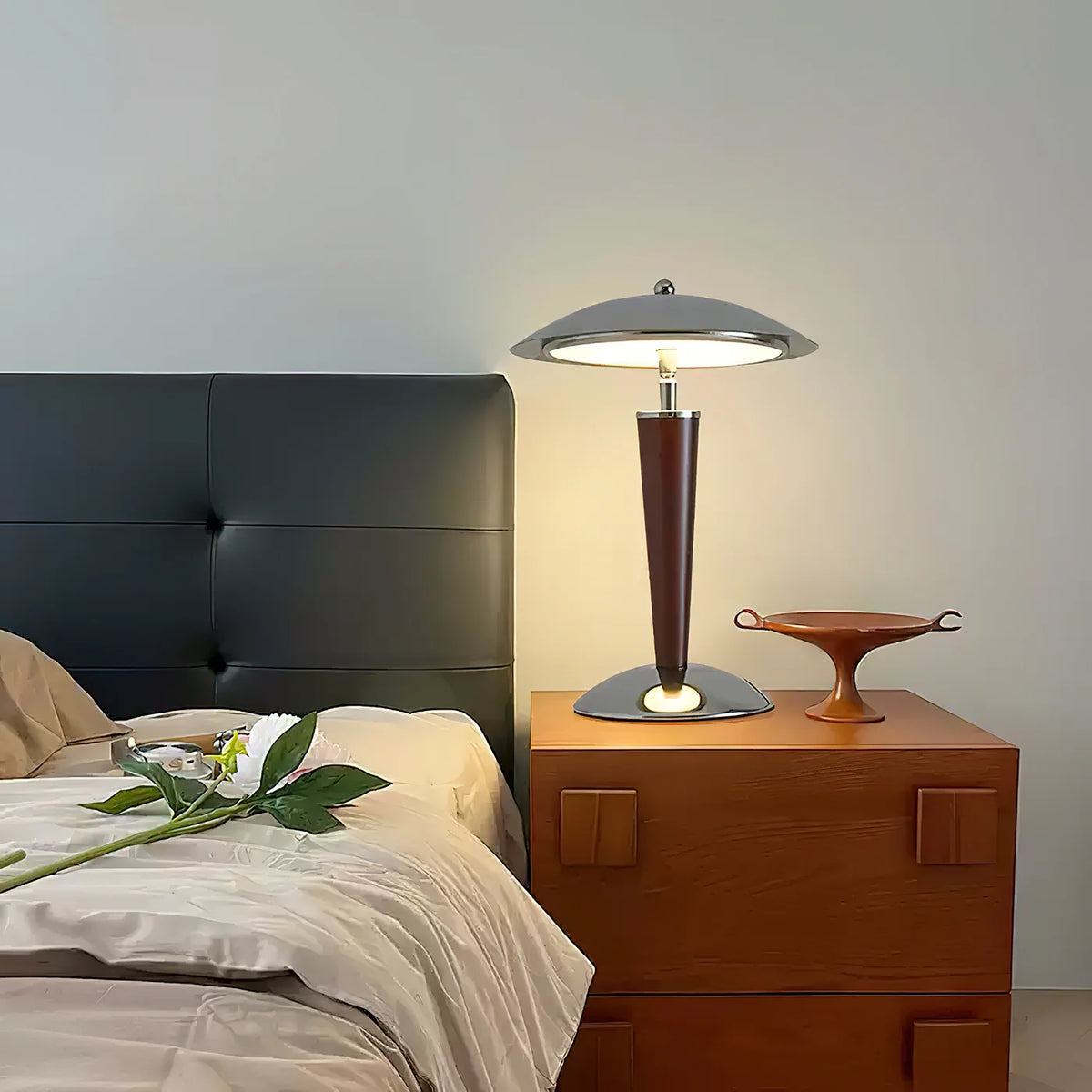 Royelux Modern Retro Dome Table Lamp For Living Room - Royale Basic