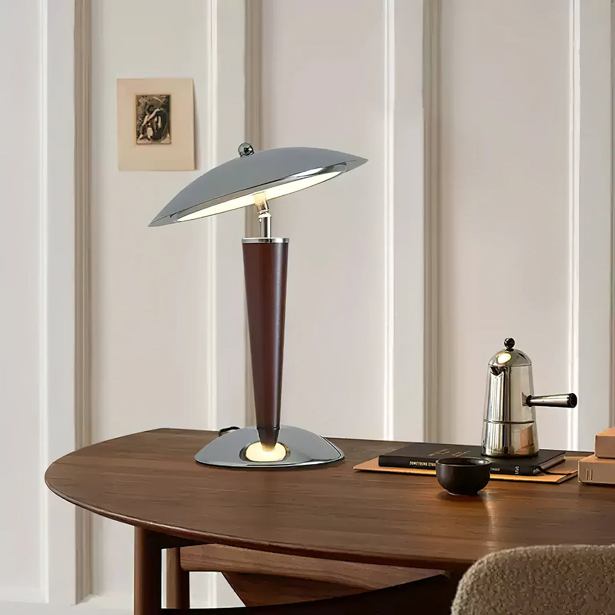 Royelux Modern Retro Dome Table Lamp For Living Room - Royale Basic