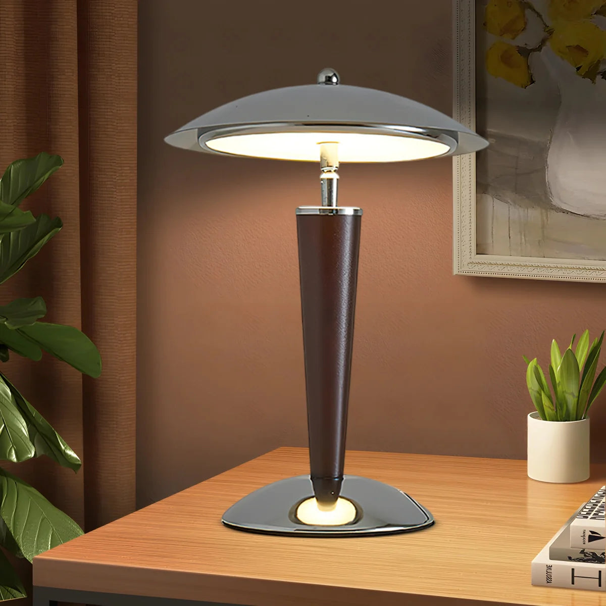 Royelux Modern Retro Dome Table Lamp For Living Room - Royale Basic