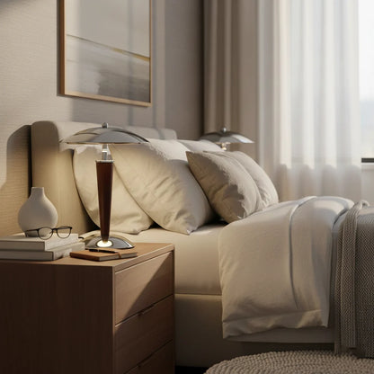 Royelux Modern Retro Dome Table Lamp For Living Room - Royale Basic