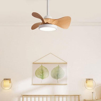 Royelux Modern Small Ceiling Fan with LED Light & Remote for Bedroom & Nursery-Royale Basic