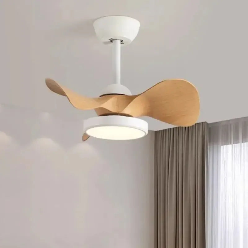 Royelux Modern Small Ceiling Fan with LED Light & Remote for Bedroom & Nursery-Royale Basic