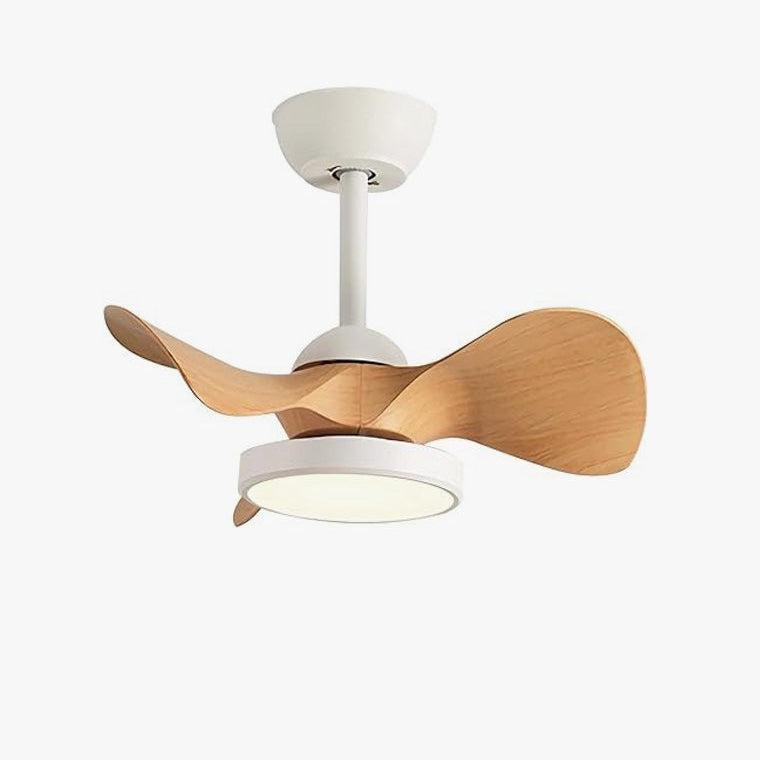 Royelux Modern Small Ceiling Fan with LED Light & Remote for Bedroom & Nursery-Royale Basic