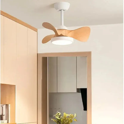 Royelux Modern Small Ceiling Fan with LED Light & Remote for Bedroom & Nursery-Royale Basic