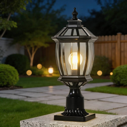 Royelux Solar Outdoor Pillar Light Waterproof LED Garden Post Lamp - Royale Basic