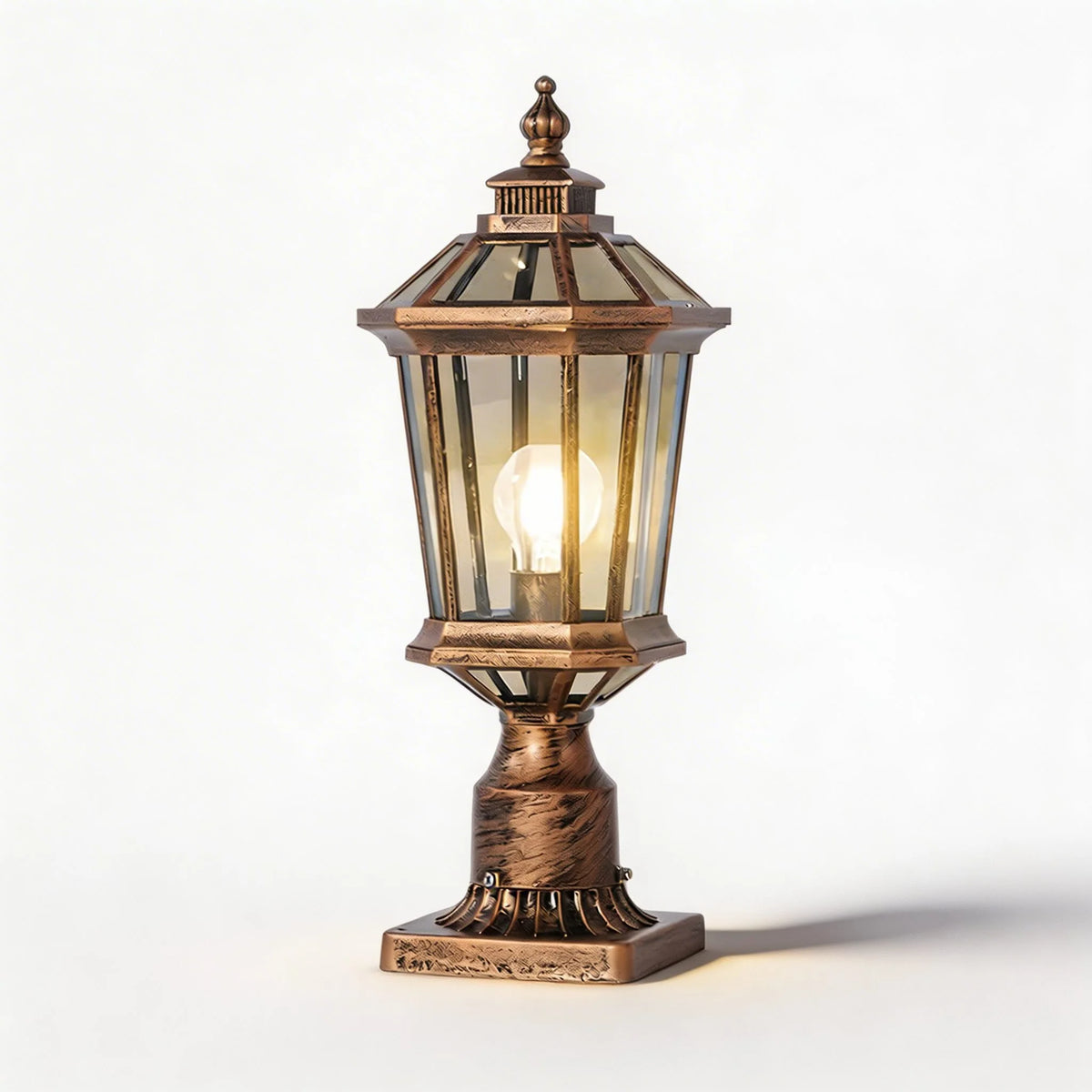Royelux Solar Outdoor Pillar Light Waterproof LED Garden Post Lamp - Royale Basic