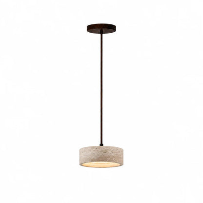 Royelux Wabi Sabi Natural Travertine Stone Pendant Light for Dining & Kitchen-Royale Basic
