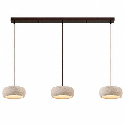 Royelux Wabi Sabi Natural Travertine Stone Pendant Light for Dining & Kitchen-Royale Basic