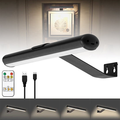 Royallure 4000mAh Wireless Picture Light with Remote, Rechargeable Art Wall Lamp