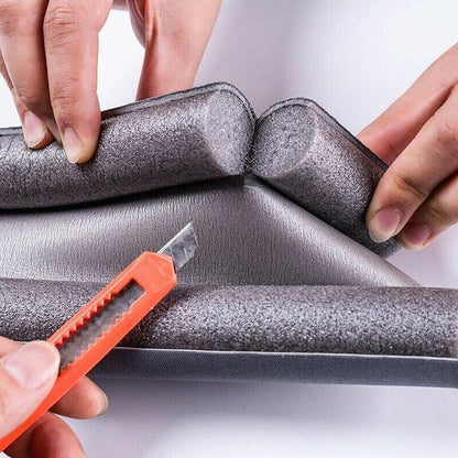 RoyaleGlow Home Garage Weather Stripping Bottom Under Door Insulation Seal Strip