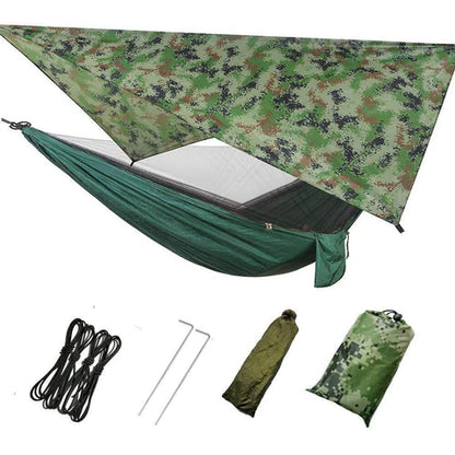 Royaleva Portable Two Person Outdoor Traveler Camping Hammock Tent With Canopy