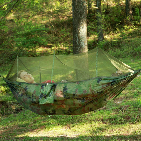 Royaleva Portable Two Person Outdoor Traveler Camping Hammock Tent With Canopy