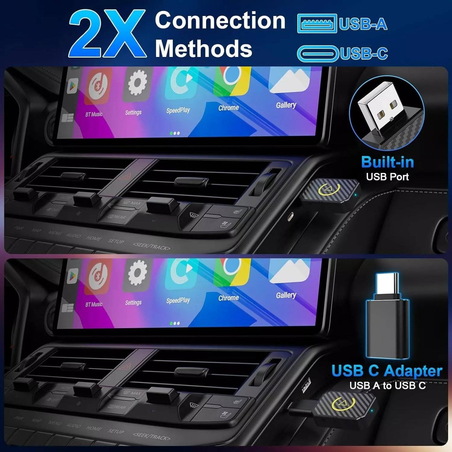 Luxora Wireless CarPlay Adapters for Seamless Connectivity