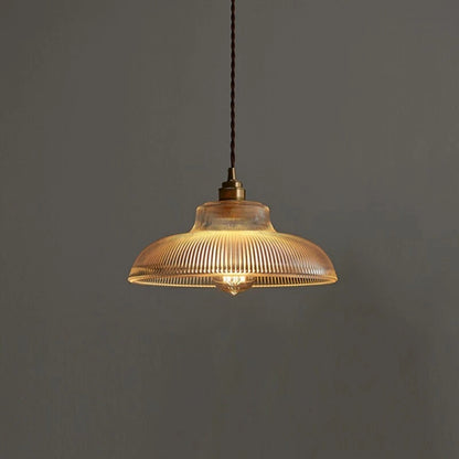 Royallure Vintage Green Glass Pendant Light for Dining, Living Room & Bedroom