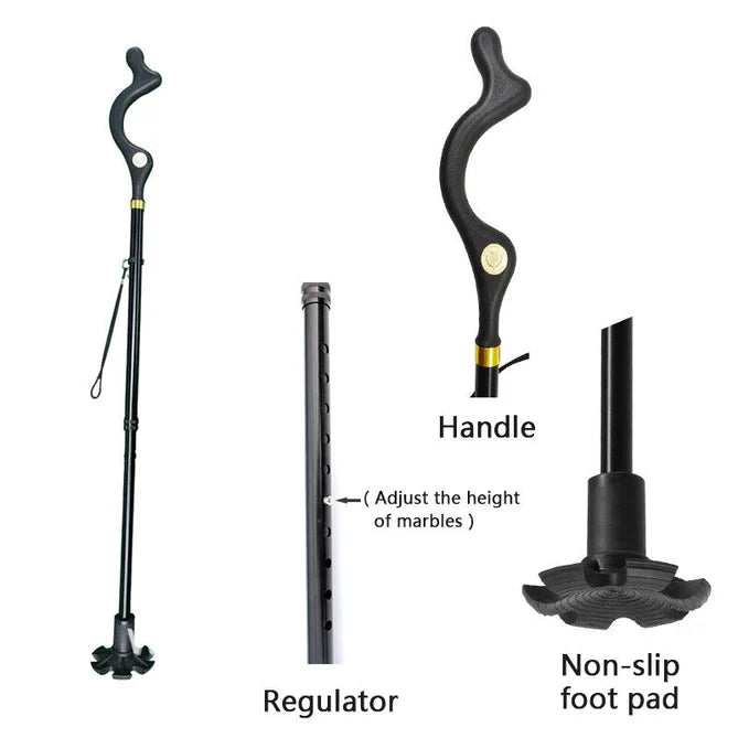Luxora The Perfect Walking Stick for Seniors Adjustable Height