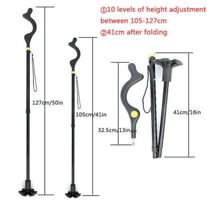 Luxora The Perfect Walking Stick for Seniors Adjustable Height