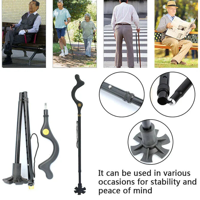 Luxora The Perfect Walking Stick for Seniors Adjustable Height