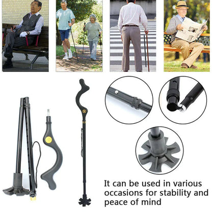 Luxora The Perfect Walking Stick for Seniors Adjustable Height