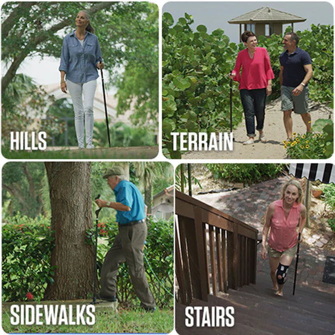 Luxora The Perfect Walking Stick for Seniors Adjustable Height
