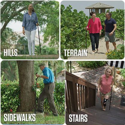 Luxora The Perfect Walking Stick for Seniors Adjustable Height