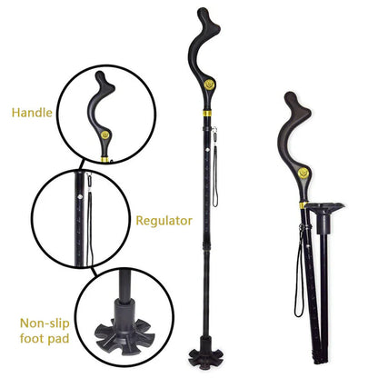 Luxora The Perfect Walking Stick for Seniors Adjustable Height