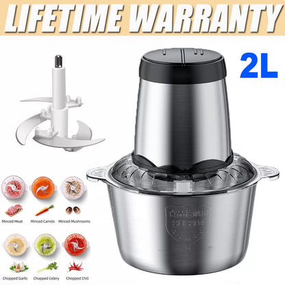 Royaleva 2L Food Chopper with 4D Blade System