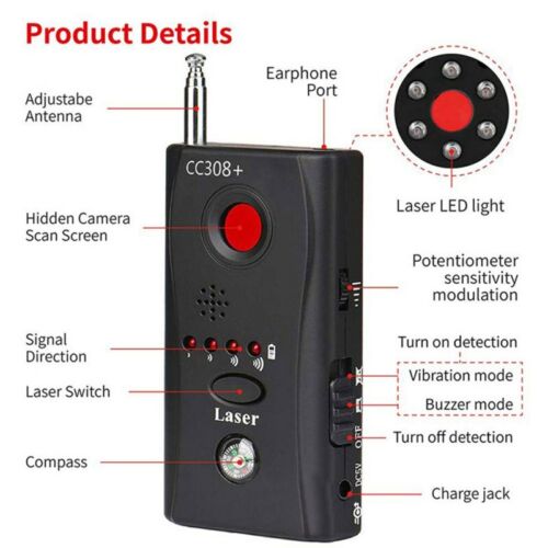 Royaleva The Best Bug Detector - Hidden Camera and Microphones Detector
