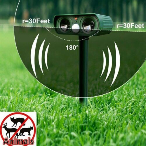 Rayvia Infrared Solar Powered Animal Pest Repeller Device