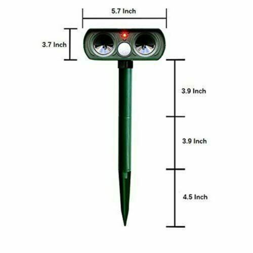 Rayvia Infrared Solar Powered Animal Pest Repeller Device